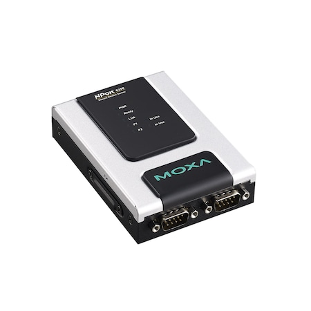 Moxa 2Port Terminal Server, 3 In 1, 100Fx Multi Mode Fiber, Sc Connector NPort 6250-M-SC-T